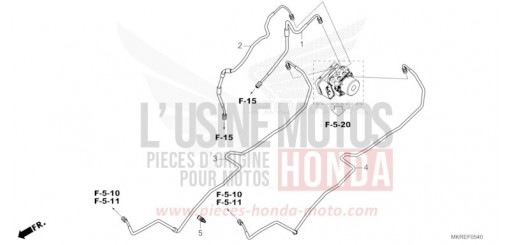 BRAKE PIPE CBR1000SPR de 2024